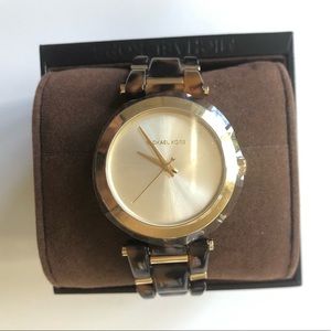 Michael Kors Tortoise Jet Set Watch